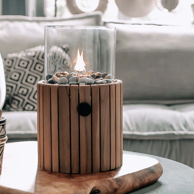 Ruma Cosiscoop Timber Round Fire Lantern | Outdoor | Rūma