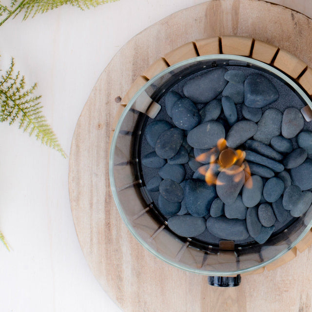 Ruma Cosiscoop Timber Round Fire Lantern | Outdoor | Rūma