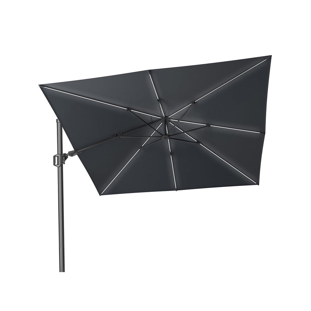 Ruma Platinum Glow Grey Square Parasol | Outdoor | Ruma