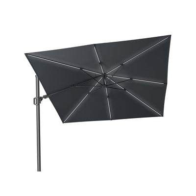 Ruma Platinum Glow Grey Square Parasol | Outdoor | Ruma