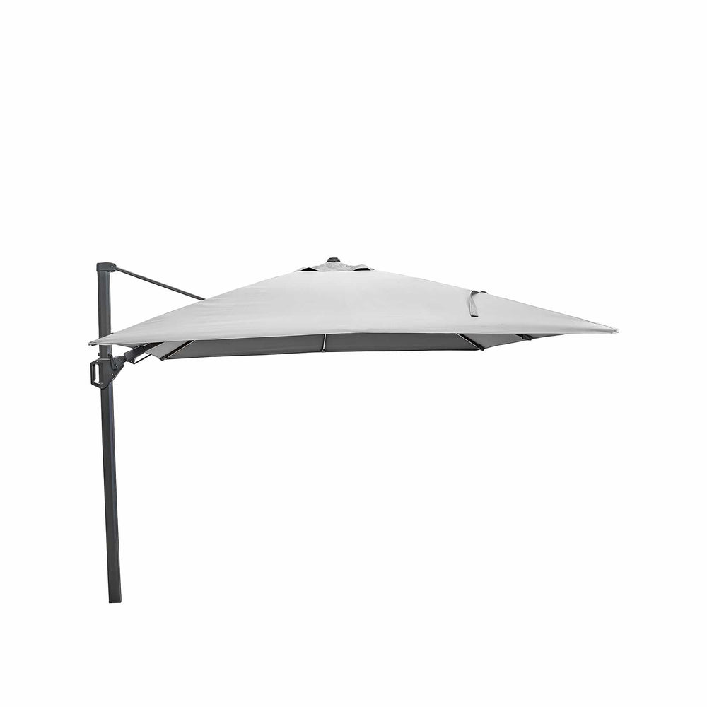 Ruma Platinum Glow Light Grey Square Parasol | Outdoor | Ruma