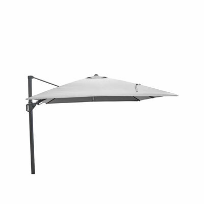 Ruma Platinum Glow Light Grey Square Parasol | Outdoor | Ruma