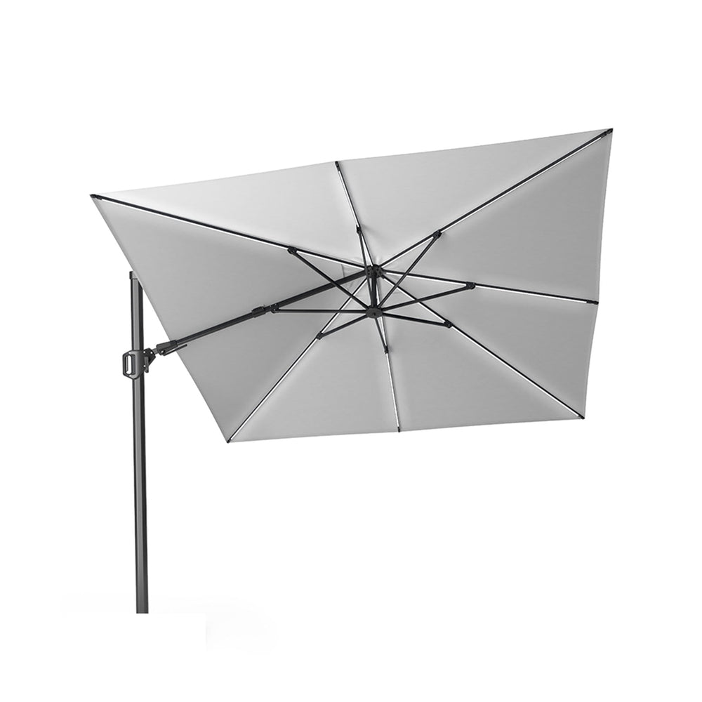 Ruma Platinum Glow Light Grey Square Parasol | Outdoor | Ruma