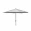 Ruma Platinum Riva Luna Grey 3.5m Round Parasol | Outdoor | Ruma