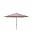 Ruma Riva Taupe 3.5m Round Parasol | Outdoor | Rūma