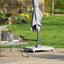 Ruma Salerno Hammered Grey Parasol Base | Outdoor | Ruma