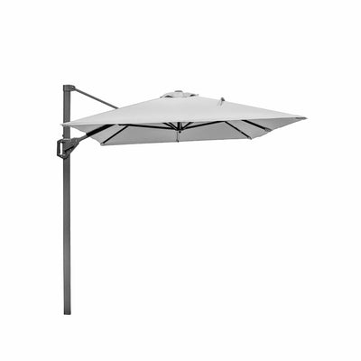 Ruma Platinum Voyager T1 Luna Grey Rectangular Parasol | Outdoor | Ruma