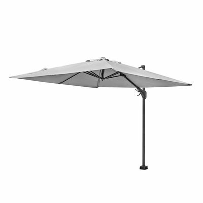 Ruma Platinum Voyager T2 Luna Grey Square Parasol | Outdoor | Ruma
