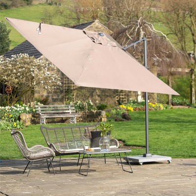 Ruma T2 Taupe Square Parasol | Outdoor | Rūma