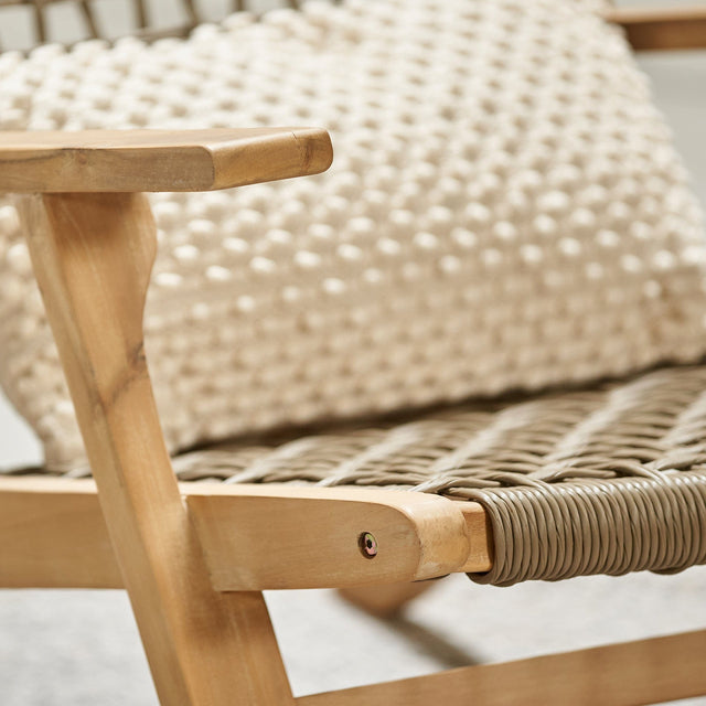 Ruma Lounge Chair & Hocker Set | Outdoor | Rūma