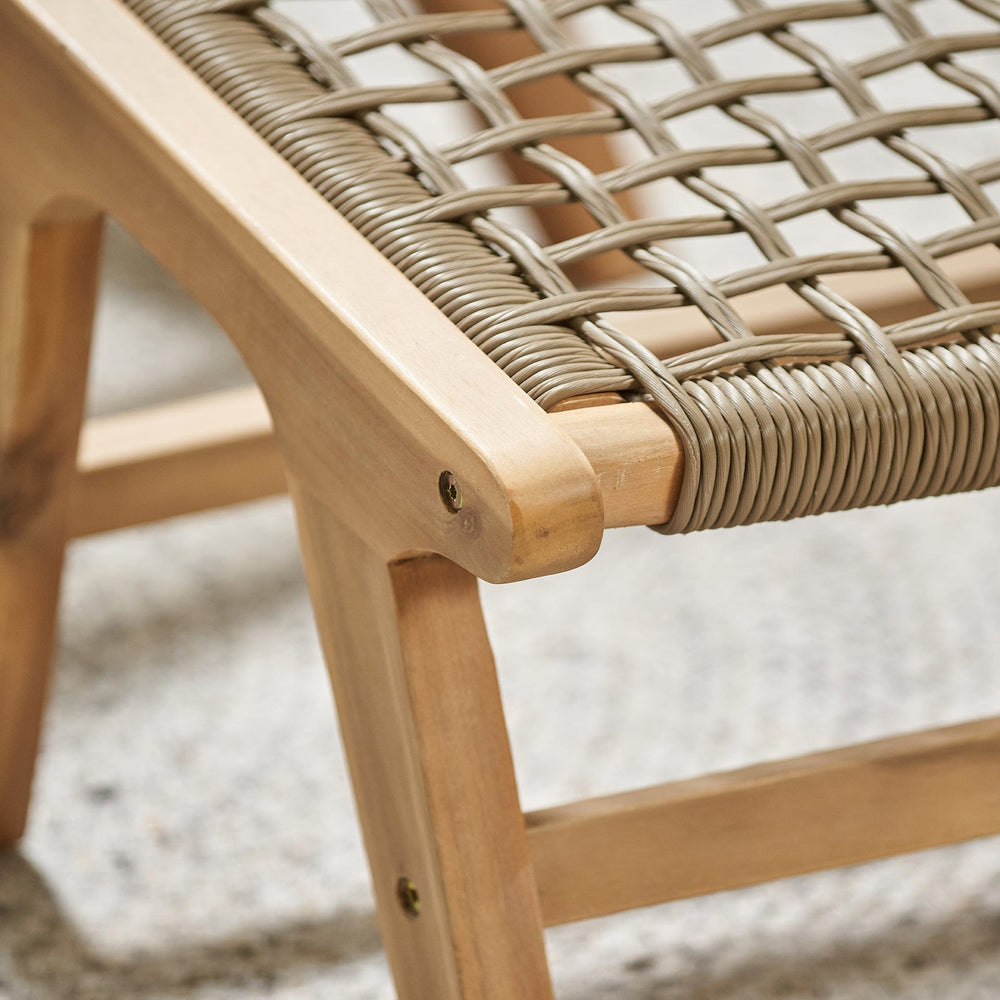 Ruma Lounge Chair & Hocker Set | Outdoor | Rūma