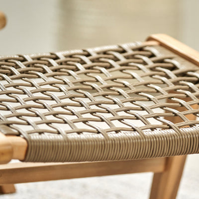 Ruma Lounge Chair & Hocker Set | Outdoor | Rūma