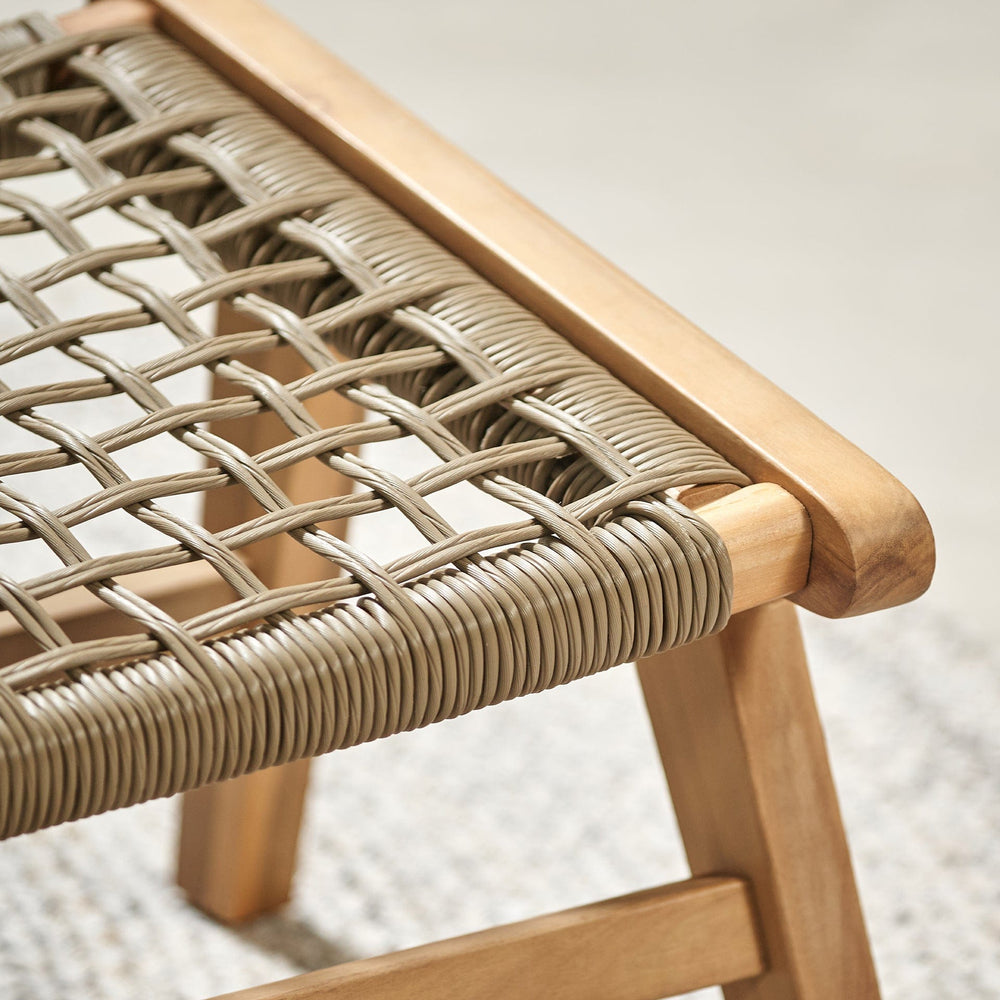 Ruma Lounge Chair & Hocker Set | Outdoor | Rūma