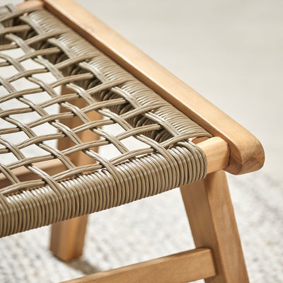 Ruma Lounge Chair & Hocker Set | Outdoor | Rūma