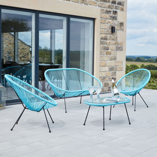 Ruma Santos Blue Outdoor Lounge Seating Set | Outdoor | Rūma