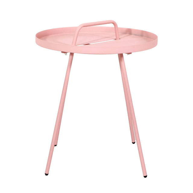 Ruma Pink Metal Table  | Outdoor | Rūma