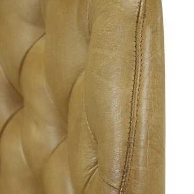 Ruma Mustard Leather Bar Stool | Furniture | Rūma