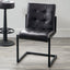 Ruma Grey Stitched Leather Dining Chair | Dining & Seating | Ruma