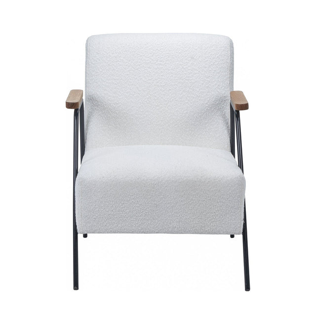 Ruma White Boucle Chair  | Seating | Rūma