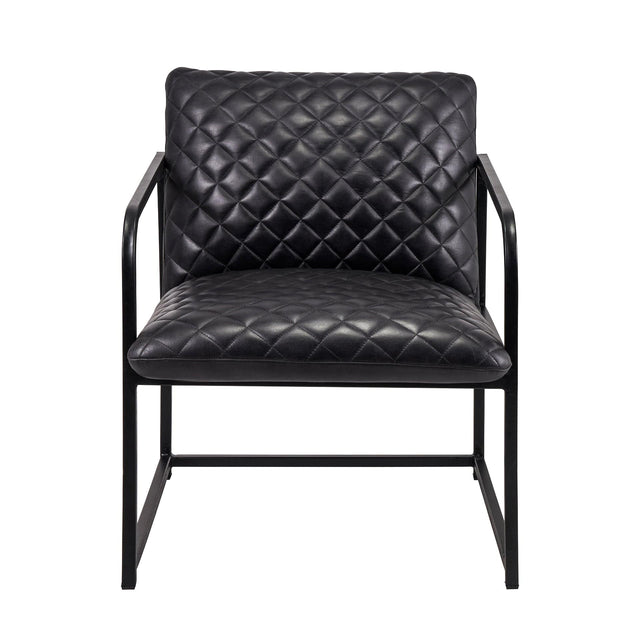 Ruma Steel Grey Leather Arm Chair | Furniture | Rūma