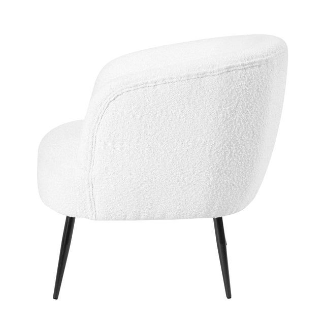 Ruma White Boucle Tub Chair  | Seating | Rūma