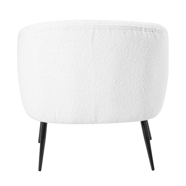 Ruma White Boucle Tub Chair  | Seating | Rūma