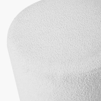Ruma Bouclé Cylinder Pouffe | Furniture | Rūma
