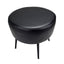 Ruma Steel Grey Leather Stool  | Seating | Rūma