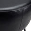 Ruma Steel Grey Leather Stool  | Seating | Rūma
