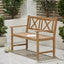 Richmond Light Teak 2 Seater Bench