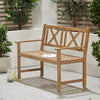 Richmond Light Teak 2 Seater Bench